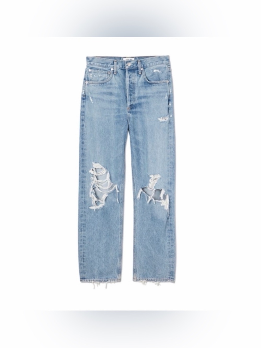 Agolde 90s mid rise loose distressed size 24